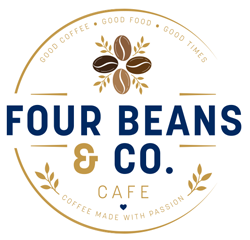 Four Beans & Co. Cafe Logo
